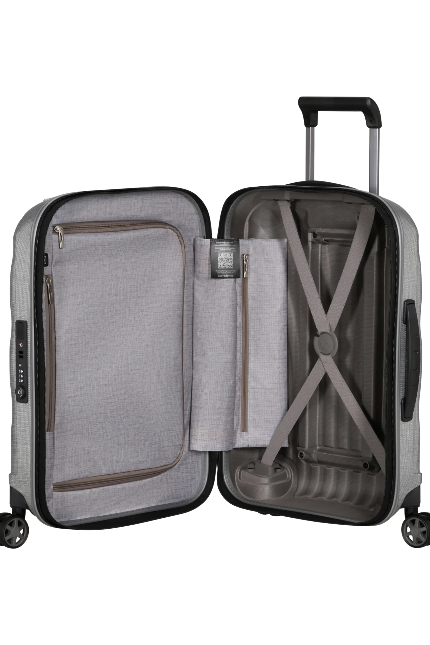 C-Lite - Trolley espandibile (4 ruote) 55cm
