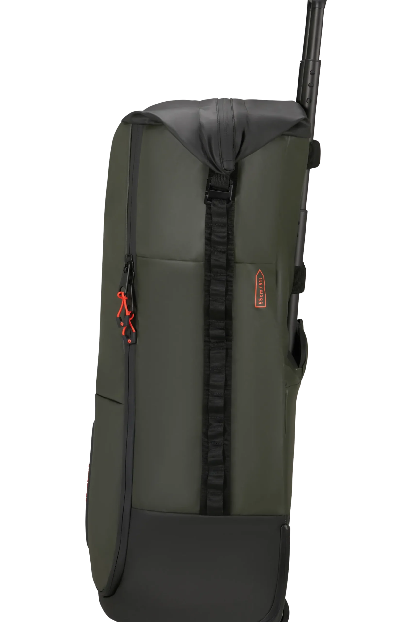 Ecodiver - Borsone pieghevole con ruote 4-in-1