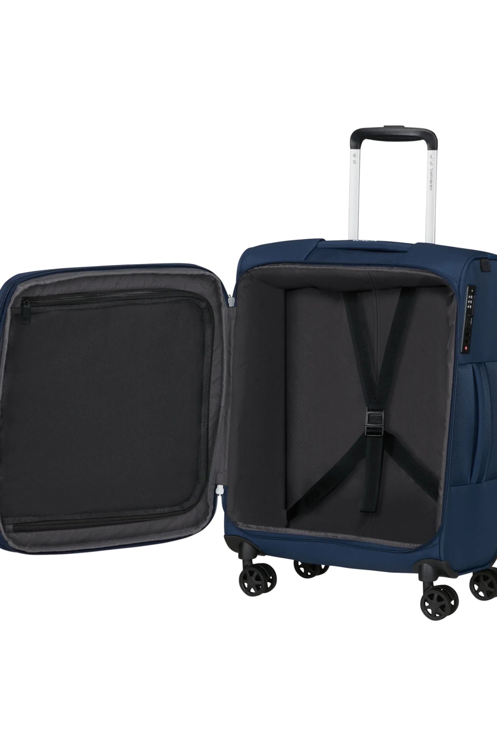 GoTwist - Trolley espandibile (4 ruote) 55cm