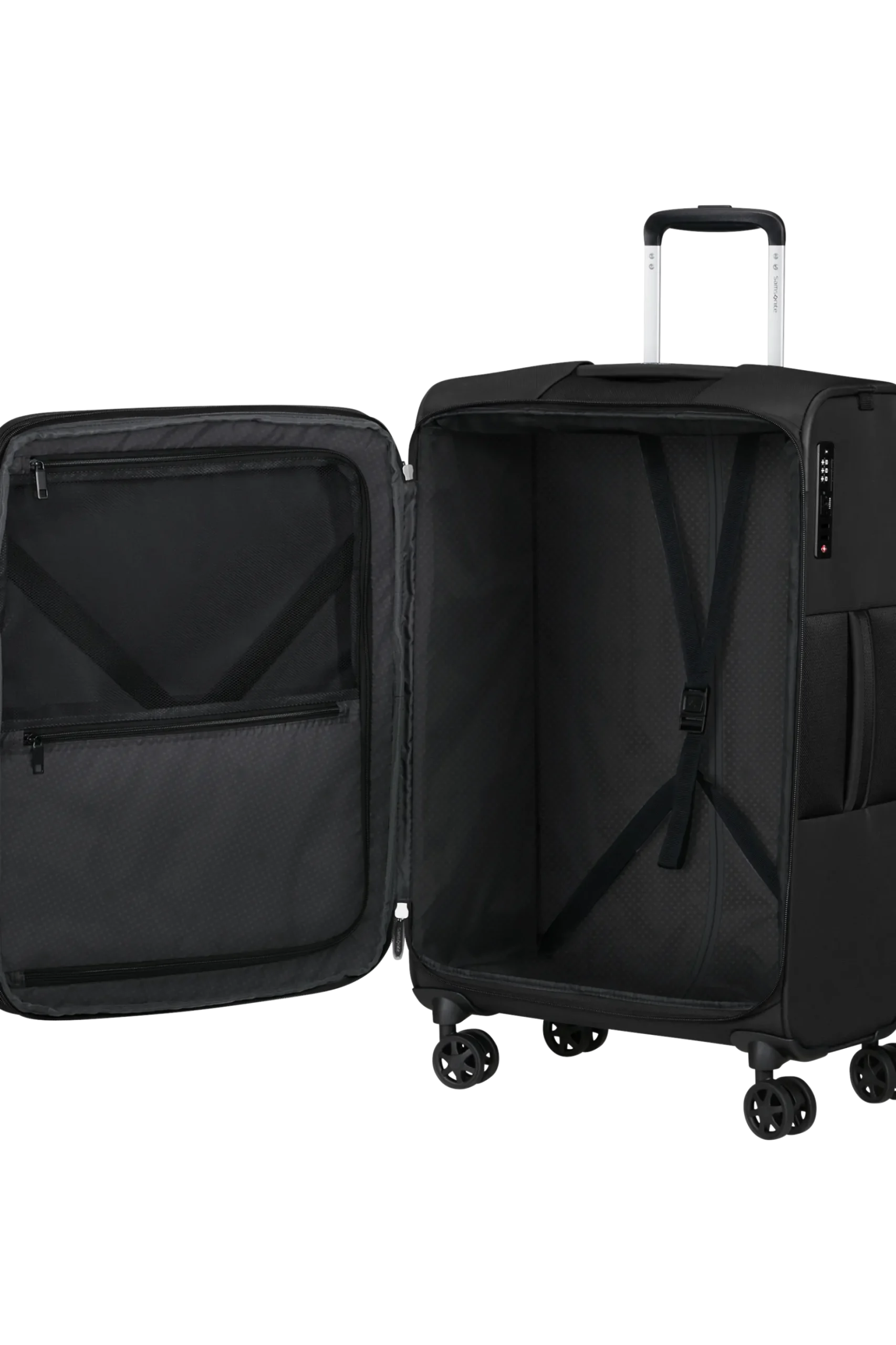 GoTwist - Trolley espandibile (4 ruote) 68cm