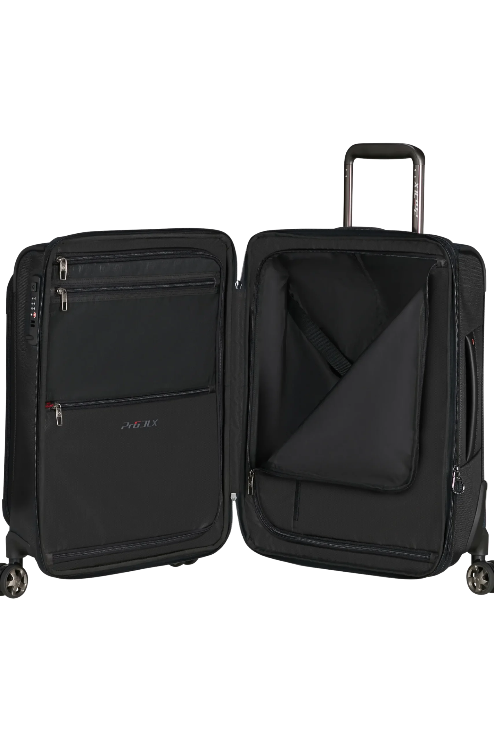 Pro-DLX 6 - Trolley Espandibile (4 ruote) 55cm