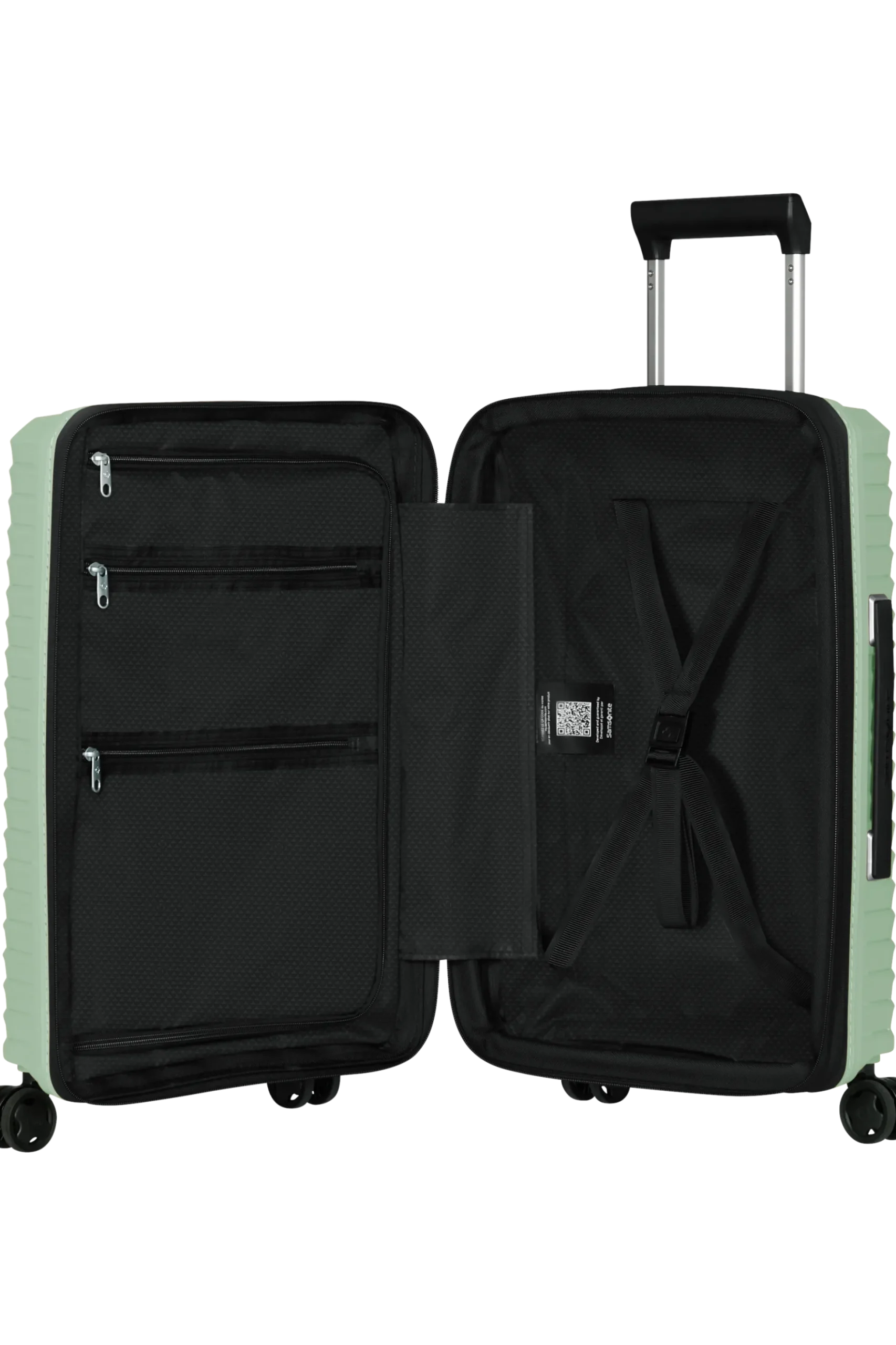 Upscape - Trolley espandibile (4 ruote) 55cm
