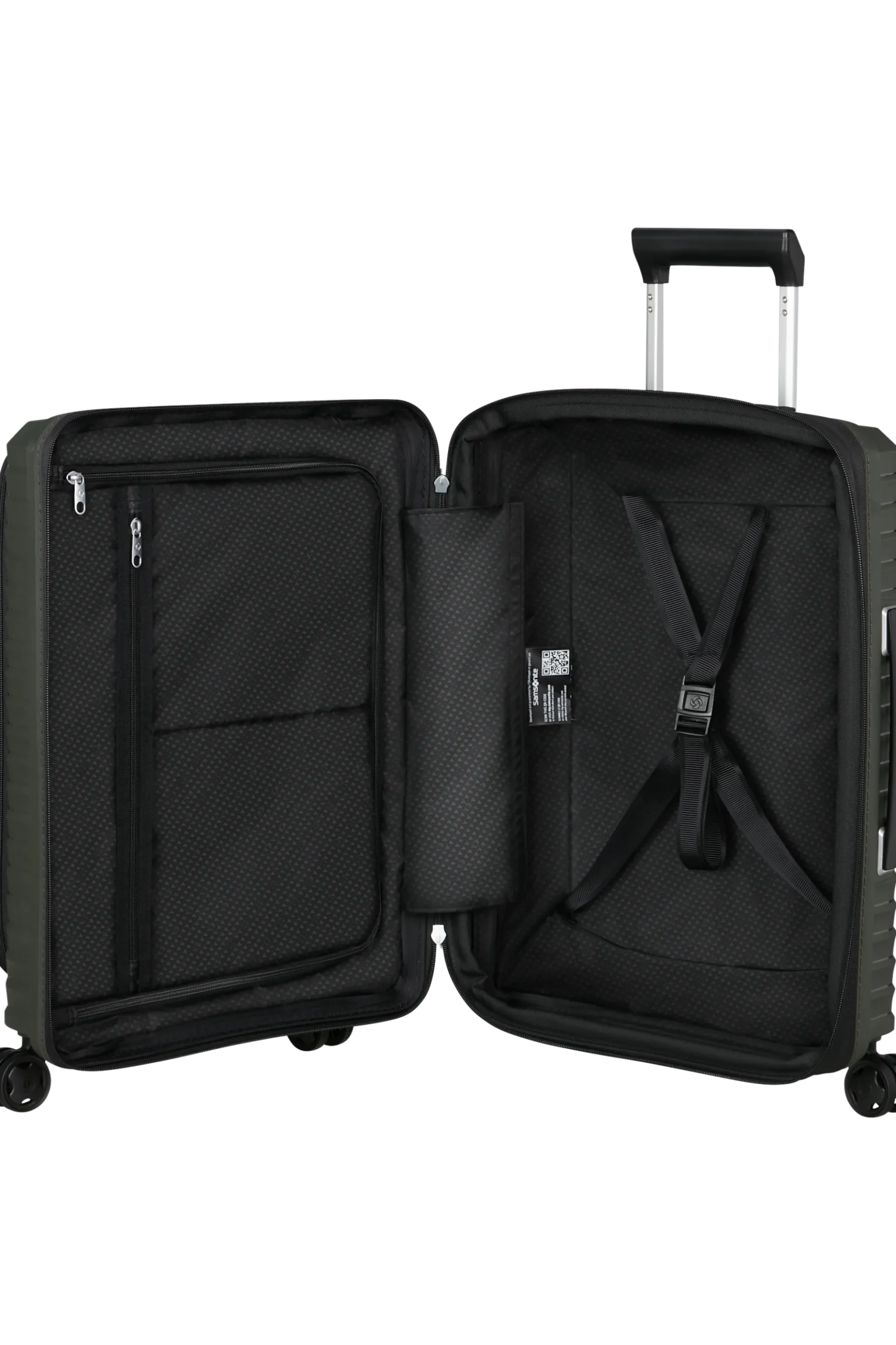 Upscape - Trolley espandibile (4 ruote) 55cm