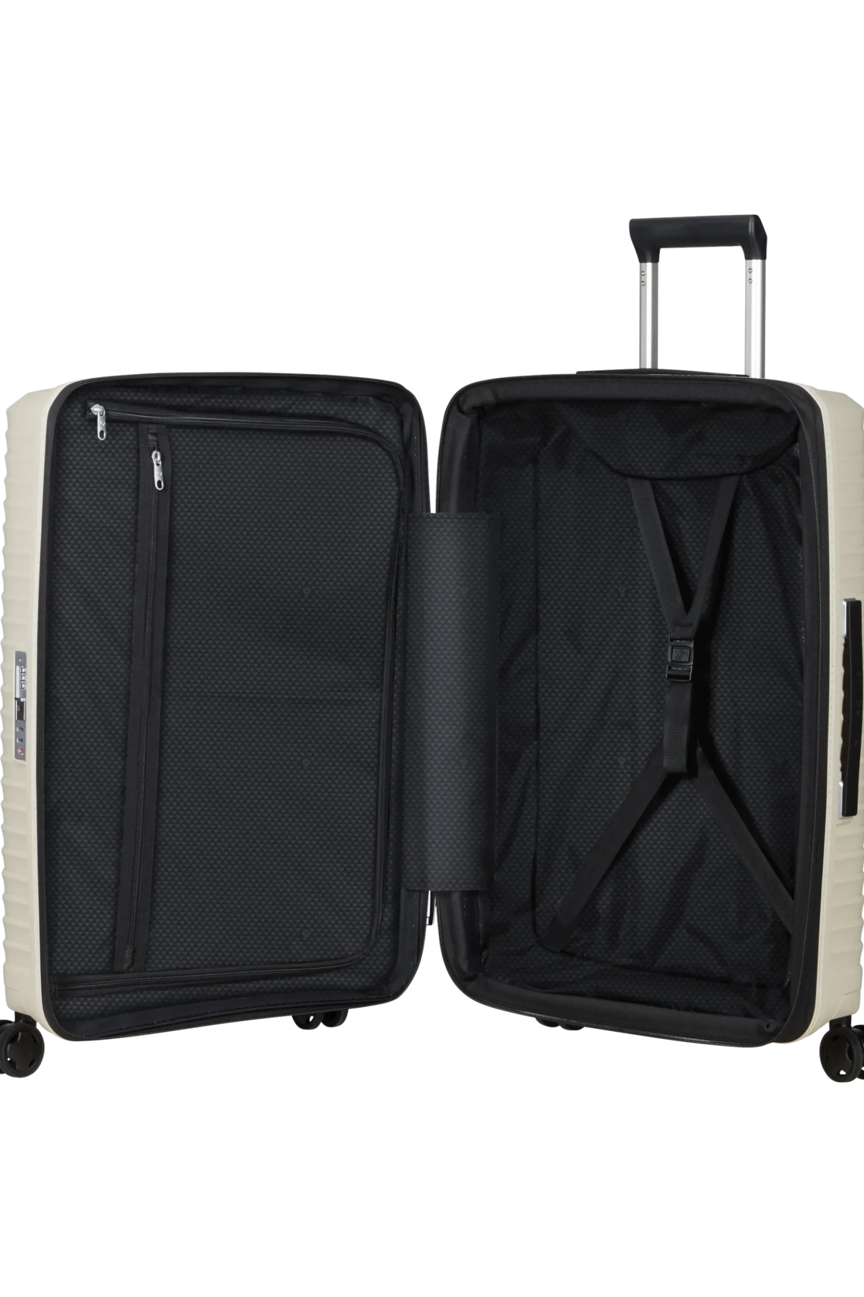 Upscape - Trolley espandibile (4 ruote) 68cm